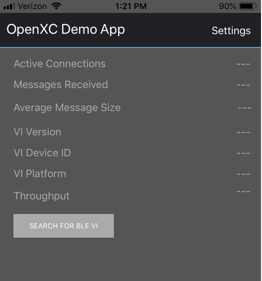OpenXC IOS App